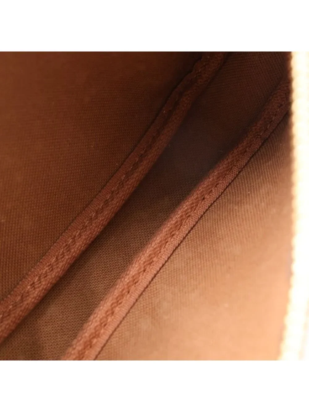 Louis Vuitton Monogram Mini Pochette Mini Handbag Pouch Brown Gold